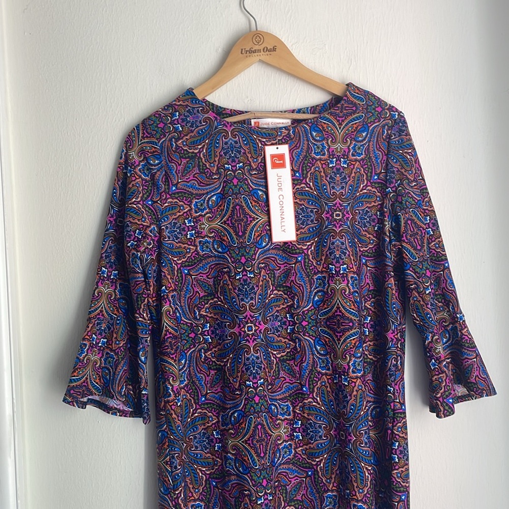 Jude Connally size Medium Timeless Paisley Margot Dress - Picture 2 of 5